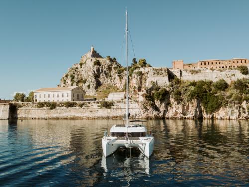 Cat Lagoon 42 for rent in Gouvia Marina