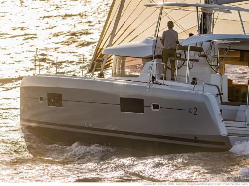 Cat Lagoon 42 available for charter in Lefkas