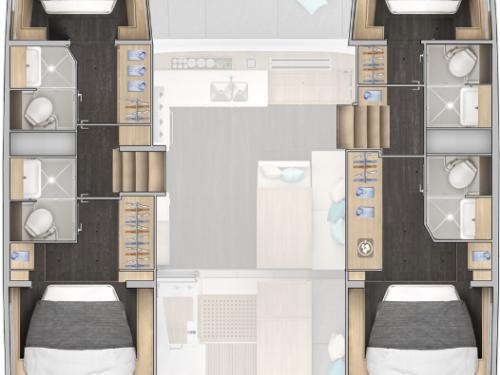 Catamaran Lagoon 43 for rent in Seget