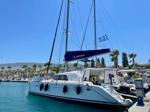 Cat Lagoon 440 for charter in Preveza