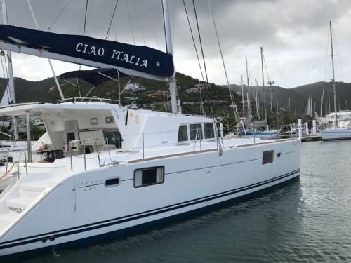 Catamaran Lagoon 440 for hire in Fun In The Sun Marina