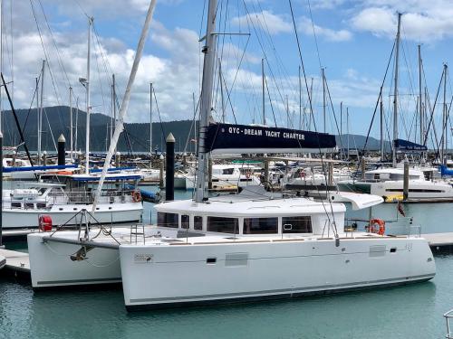 Catamaran Lagoon 450 available for charter in Airlie Beach
