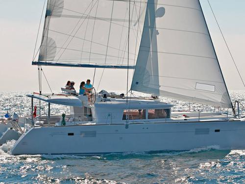 Cat Lagoon 450 for charter in Charlotte Amalie