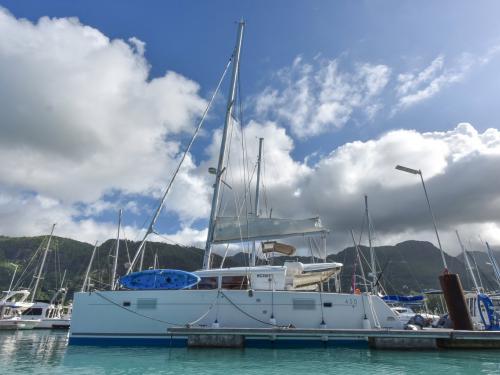 Catamaran Lagoon 450 for charter in Eden Island Marina