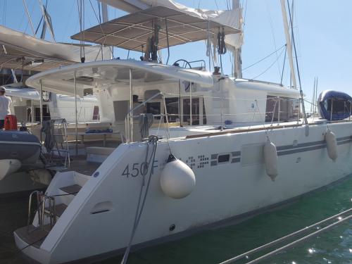Catamaran Lagoon 450 F available for charter in ACI Marina Trogir