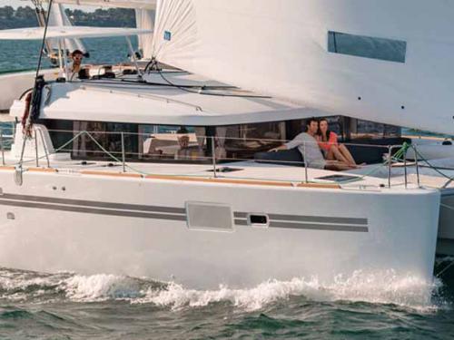Cat Lagoon 450 available for charter in Gouvia