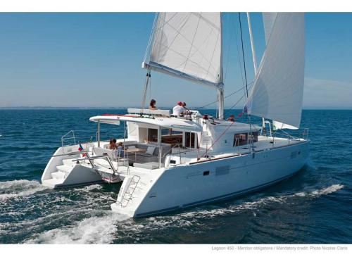 Catamaran Lagoon 450 for rent in Marina Le Marin