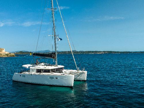Catamaran Lagoon 450 F available for charter in Ajaccio