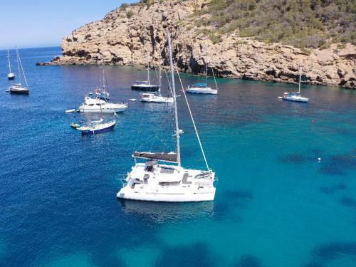 Catamaran Lagoon 450 F available for charter in Sant Antoni de Portmany