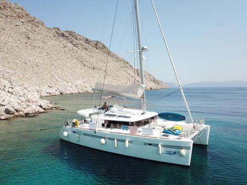 Catamaran Lagoon 450 F available for charter in Marmaris