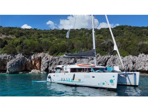 Katamaran Lagoon 450 F Yachtcharter in Lefkas