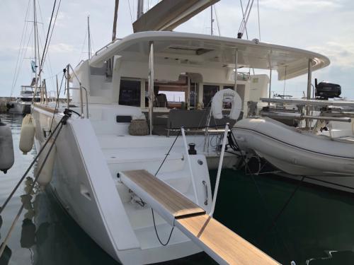 Cat Lagoon 450 F for charter in Athens