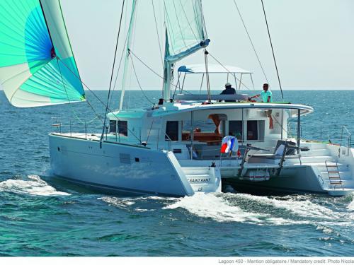 Catamaran Lagoon 450 F available for charter in Eden Island Resort