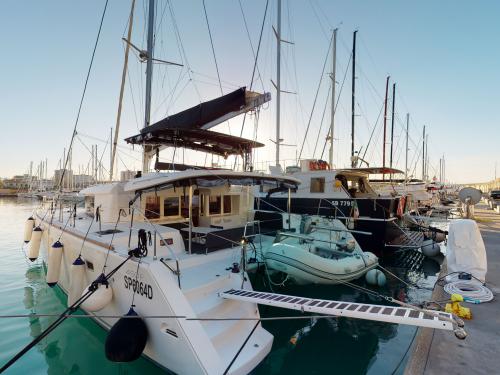 Cat Lagoon 450 F for hire in Olbia