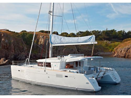 Catamaran Lagoon 450 F available for charter in Athens