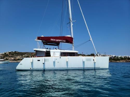 Cat Lagoon 450 F for hire in Kos Marina