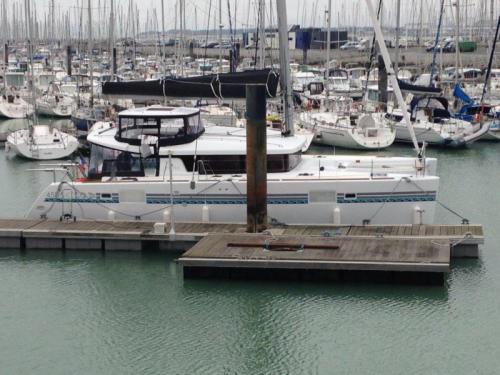 Catamaran Lagoon 450 S available for charter in Marina Le Marin