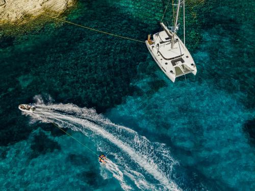 Catamaran Lagoon 46 available for charter in Lefkas