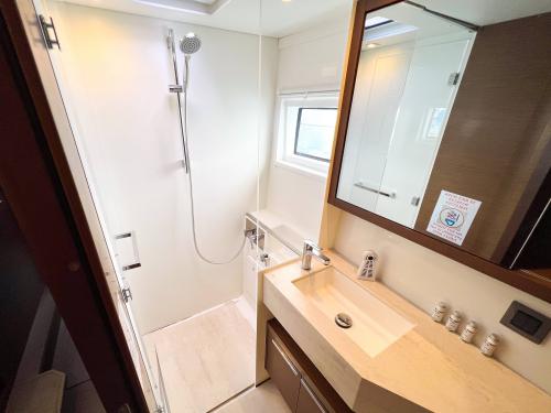 Catamaran Lagoon 46 available for charter in Fare