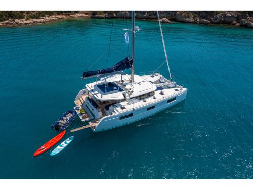 Cat Lagoon 46 for hire in Porto Heli Marina