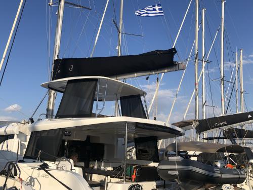 Cat Lagoon 46 available for charter in Piso Livadi