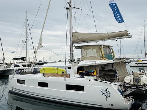Catamaran Lagoon 46 for hire in Gouvia