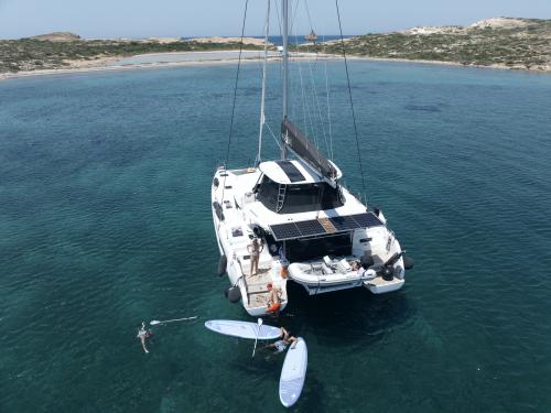 Cat Lagoon 46 available for charter in Parikia