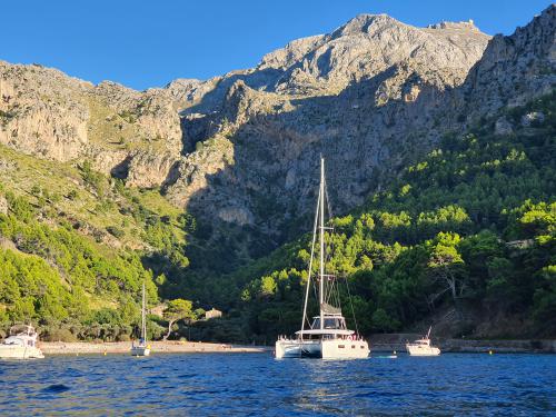 Cat Lagoon 46 for charter in Marina Naviera Balear