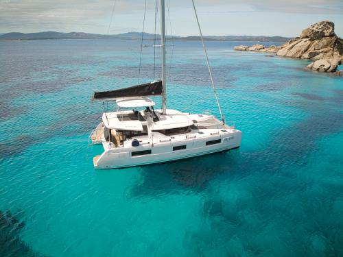 Cat Lagoon 46 available for charter in Porto Pollo