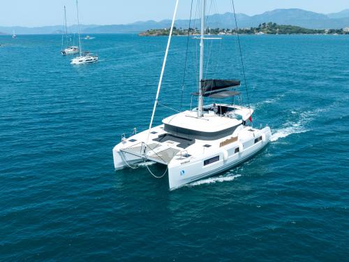 Catamaran Lagoon 46 for charter in Ece Saray Marina