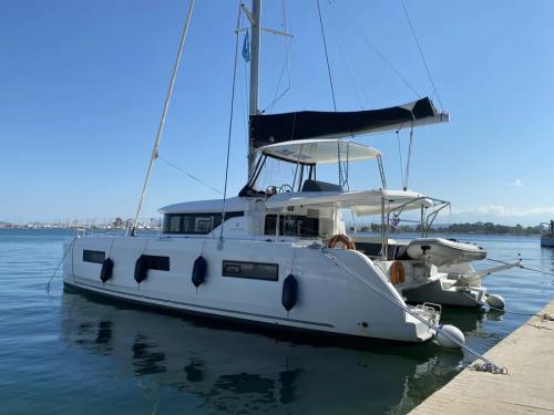 Cat Lagoon 46 for charter in Preveza