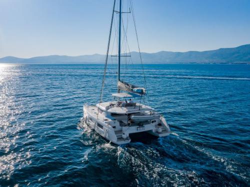 Catamaran Lagoon 46 available for charter in Kastel Gomilica