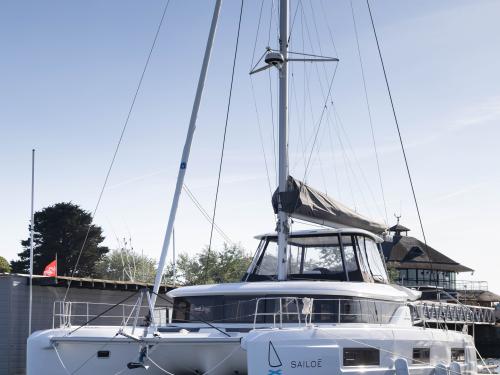 Catamaran Lagoon 46 available for charter in Bonifacio