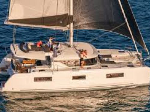 Catamaran Lagoon 46 available for charter in Lefkas