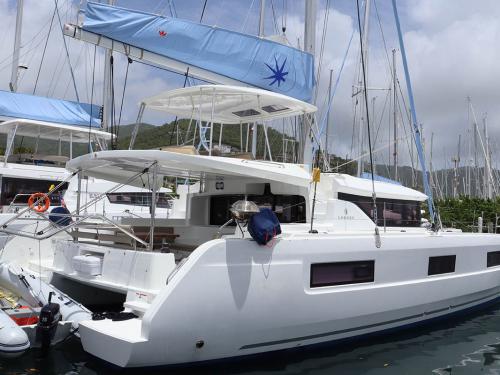 Cat Lagoon 46 for rent in Nanny Cay Marina