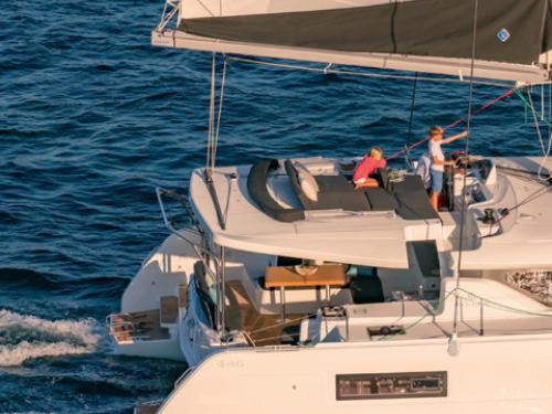 Cat Lagoon 46 available for charter in Lefkas