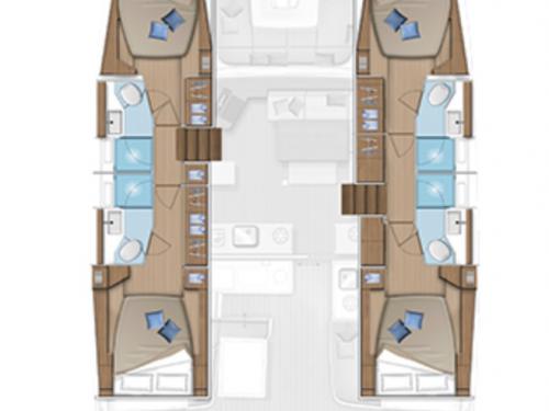 Catamaran Lagoon 46 for rent in Seget