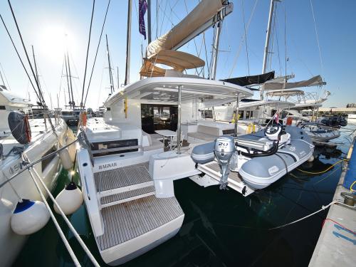 Catamaran Lagoon 50 available for charter in Marina Dalmacija