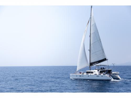 Catamaran Lagoon 500 available for charter in Naousa