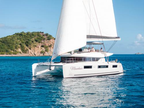 Cat Lagoon 51 available for charter in Nanny Cay Marina