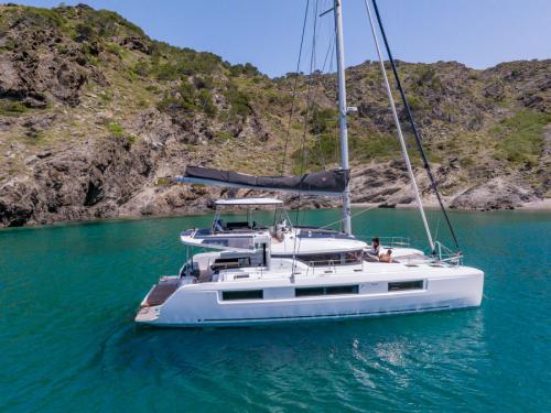 Cat Lagoon 51 available for charter in Olbia