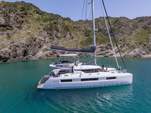 Cat Lagoon 51 available for charter in Eden Island Resort