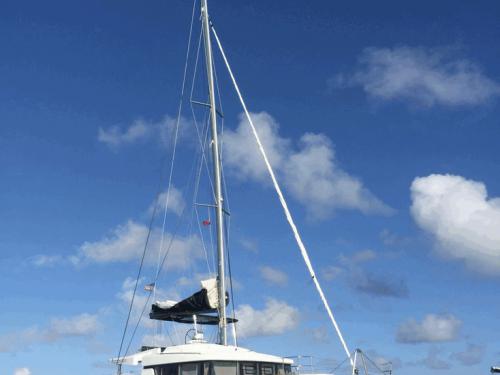 Catamaran Lagoon 52 for hire in Maya Cove