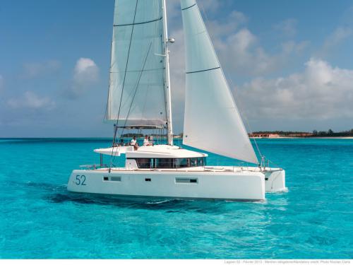 Catamaran Lagoon 52 F available for charter in Marina di Olbia