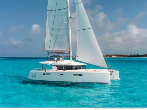 Cat Lagoon 52 F available for charter in Le Marin