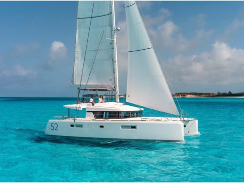 Cat Lagoon 52 F for hire in Olbia