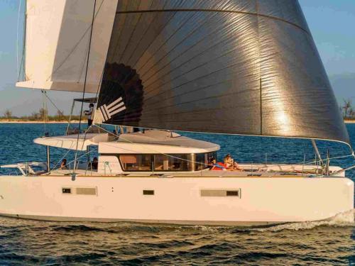 Cat Lagoon 52 F available for charter in Marina Le Marin