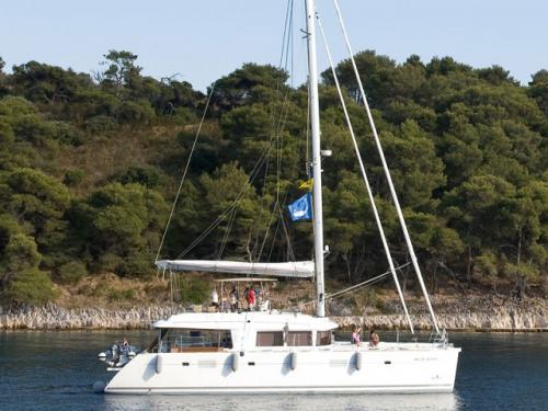 Catamaran Lagoon 560 available for charter in Kastela
