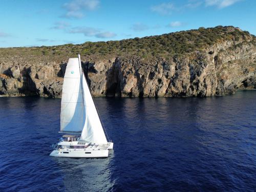 Catamaran Lagoon 560 S2 available for charter in Sant Antoni de Portmany