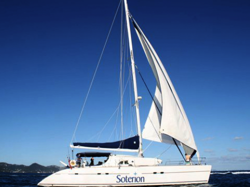 Cat Lagoon 570 available for charter in Road Harbour